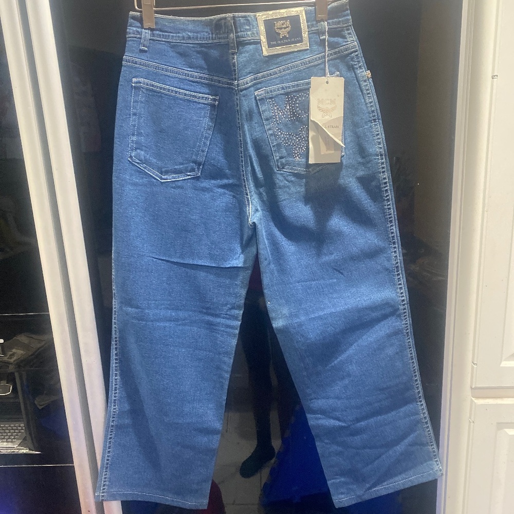 Ladies MCM Vintage Embellished Capri Jeans